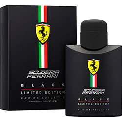 Perfume Ferrari Black Masculino Eau de Toilette 125ml Limited Edition
