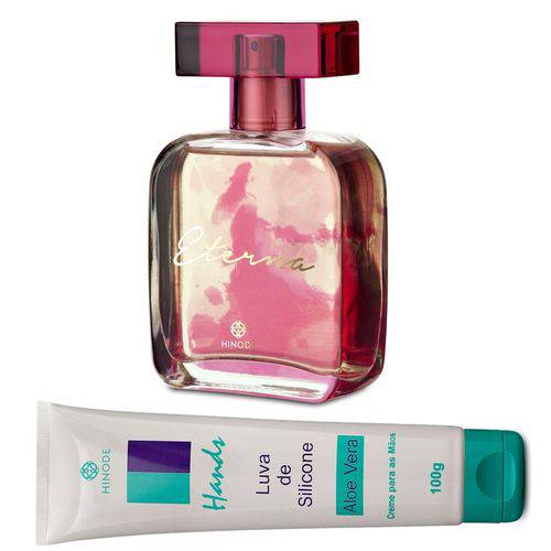 Perfume Floral Tradicional Feminino 100ml + Creme para Mãos Hidrata e Protege