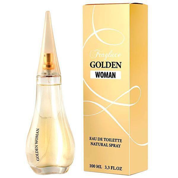 Perfume Fragluxe Golden Woman Eau de Toilette Feminino 100ML