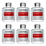 Perfume Game For Man La Rive 100ml Edp CX com 6 unidades Atacado
