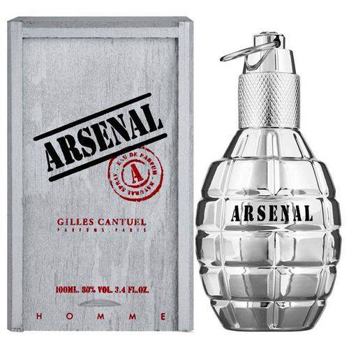 Perfume Gilles Cantuel Arsenal Platinum Eau de Parfum Masculino 100 Ml