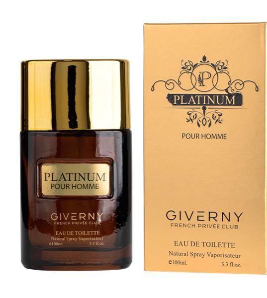 Perfume Giverny Platinum Fragrância Masculina 100 Ml