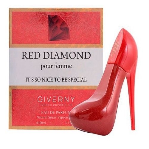 Perfume Giverny Red Diamond Fragrancia Feminina 100 Ml