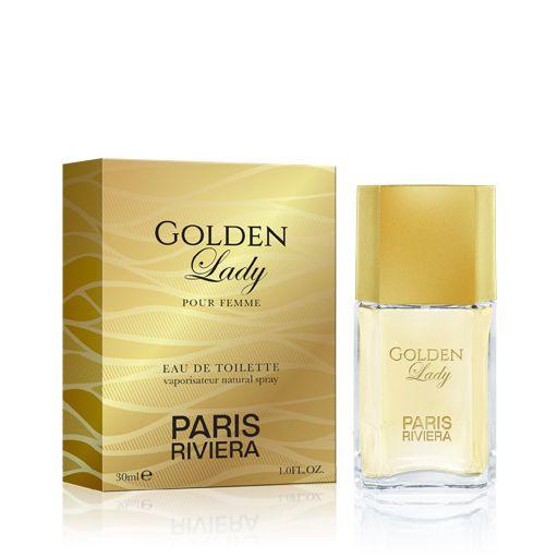 Perfume Golden Lady Women Edt 30ml Paris Riviera