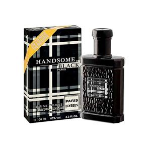 Perfume Handsome Black For Men Paris Elysees - 100 Ml