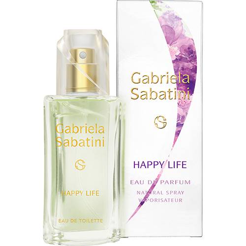 Perfume Happy Life Gabriela Sabatini Feminino Eau de Toilette 60ml