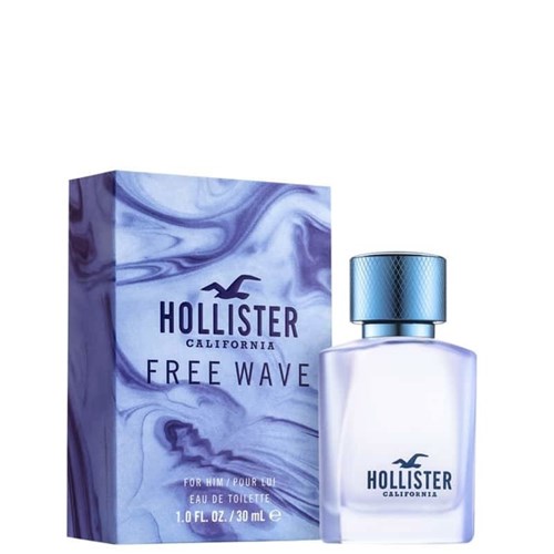 Perfume Hollister Free Wave For Him - Hollister - Masculino - Eau de T... (50 ML)