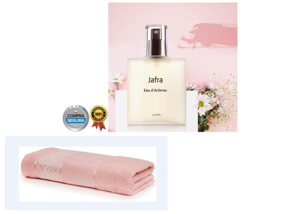 Perfume Importado Eau D Aromes Feminino + Toalha de Banho Santista Salmão - Jafra