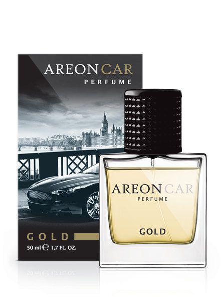 Perfume Importado para Carros "AREON CAR PERFUME GOLD" 50ml