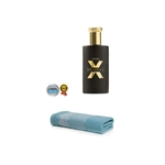 Perfume Xclusive Masculino Jafra Cosméticos + Toalha De Banho Santista Azul