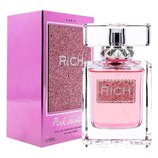 Perfume Johan.b Rich Pink Sublime Eau de Parfum Feminino 85ML - Johan. B