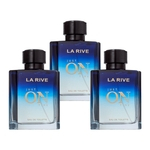 Perfume Just on Time La Rive 100ml Edt CX com 3 unidades Atacado