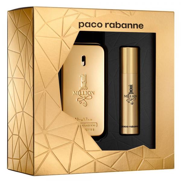 Perfume Kit 1 Million 50ml + Travel Spray 10ml - Paco Rabanne