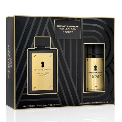 Perfume Kit Antonio Banderas The Golden Secret 100 Ml + Deo 150ml