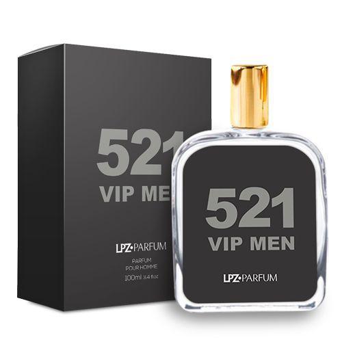 Perfume Lapiduz (antigo Bortoletto) - 521 VIP MEN - Masculino 100 ML- Inspiração: 2.1.2 VI.P MEN Car.oli.na H.er.rer.a - Lpz