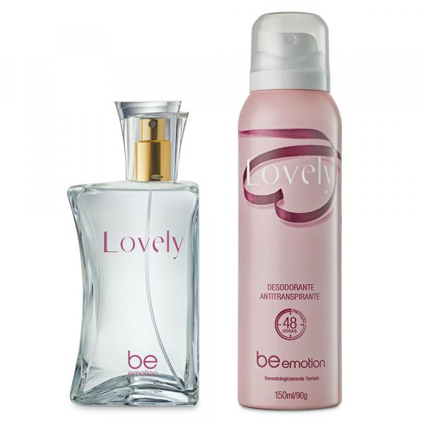 Perfume Lovely + Desodorante Antitranspirante Lovely BE Emotion