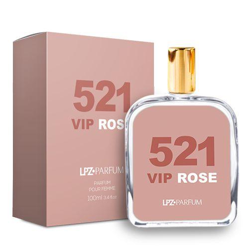 Perfume Lpz 521 Vip Rose - 100ml - Inspiração: 2.1.2 V.ip R.os.e Ca.ro.lin.a H.er.rer.a