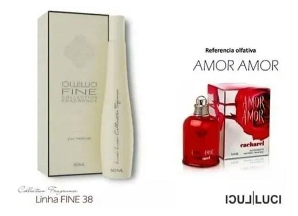 Perfume Luci Luci F38 Inspiração Amor Amor 50ml
