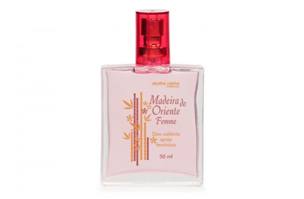 Perfume Madeira do Oriente Femme Deocolônia Spray Feminina 50 Ml Abelha Rainha