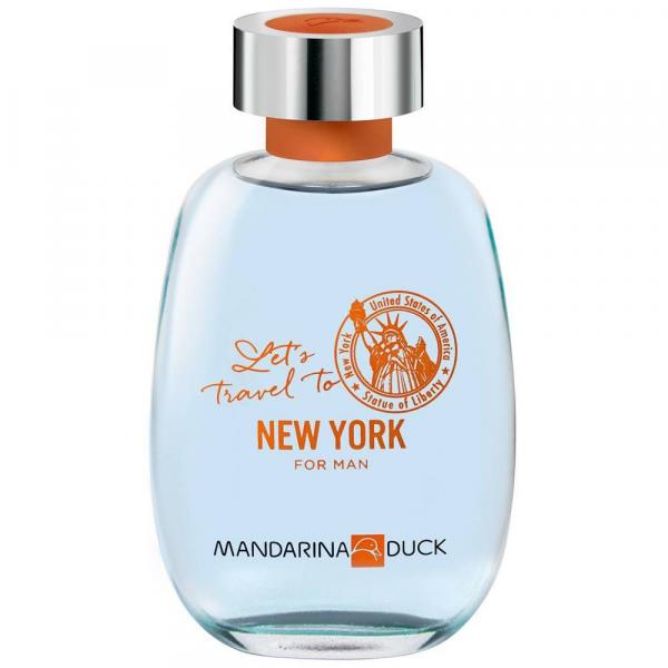 Perfume Mandarina Duck Lets Travel To New York For Man Eau de Toilette Masculino 100ML