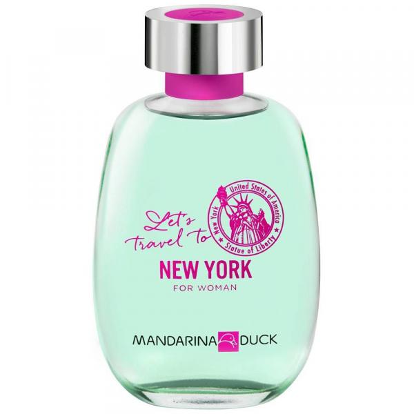 Perfume Mandarina Duck Lets Travel To New York For Woman Eau de Toilette Feminino 100ML