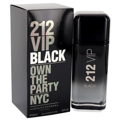 Perfume Masculino 212 Vip Black Carolina Herrera 200 Ml Eau de Parfum