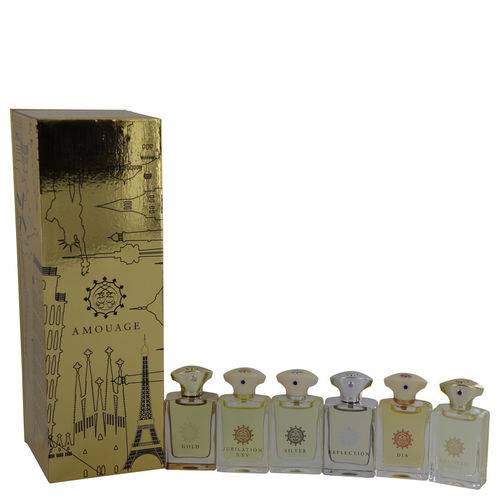Perfume Masculino Amouage Gold Cx. Presente - Deluxe Amouage Set Incluso Gold, Dia, Silver, Reflection, Jubilation Xxv a