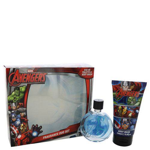 Perfume Masculino Avengers Cx. Presente Marvel 75 Ml Eau de Toilette + 50 Ml Shampoo Corporal