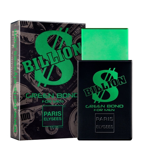 Perfume Masculino Billion Gree Bond Paris Elysees Eau De Toilette 100ml