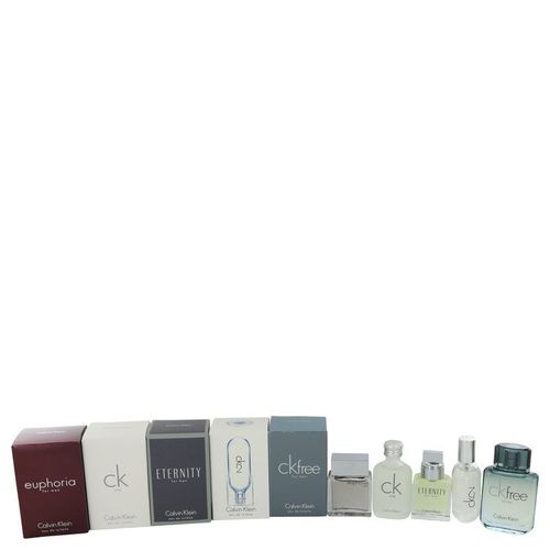 Perfume Masculino Ck One Cx. Presente Calvin Klein Deluxe Travel Mini Set Incluso Euphoria, Ck One, Eternity, Ck 2 And C