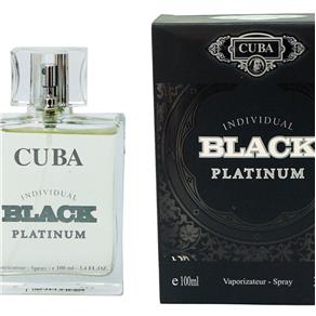 Perfume Masculino Cuba Individual Black Platinum Deo Parfum - 100ml