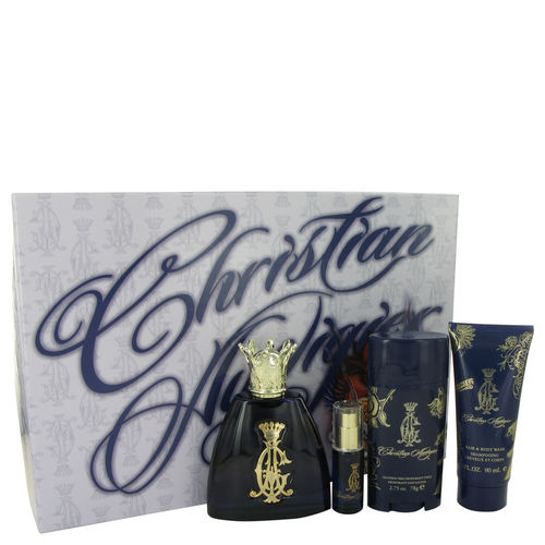 Perfume Masculino Cx. Presente Christian Audigier 100 Ml Eau de Toilette + 7,5 Ml Min Edt 90 Ml Shampoo Corporal 75 Ml D