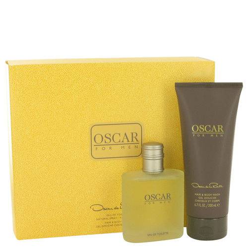 Perfume Masculino Cx. Presente Oscar de La Renta 100 Ml Eau de Toilette + 200 Ml Hair & Shampoo Corporal