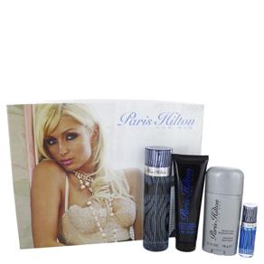 Perfume Masculino CX. Presente Paris Hilton Eau de Toilette Shampoo Corporal Desodorante Bastao - 100ml-90ml-75ML
