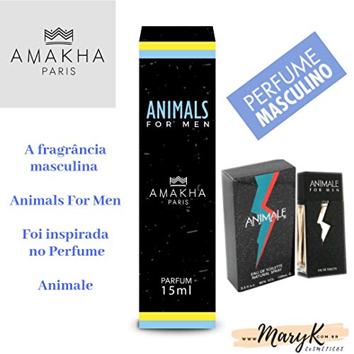 Perfume Masculino de Bolso Animals For Men Amakha Paris