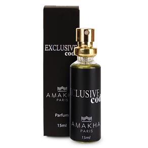 Perfume Masculino de Bolso Exclusive Code Amadeirado