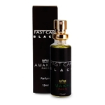 Perfume Masculino De Bolso Fast Car Black 15ml Amakha Paris