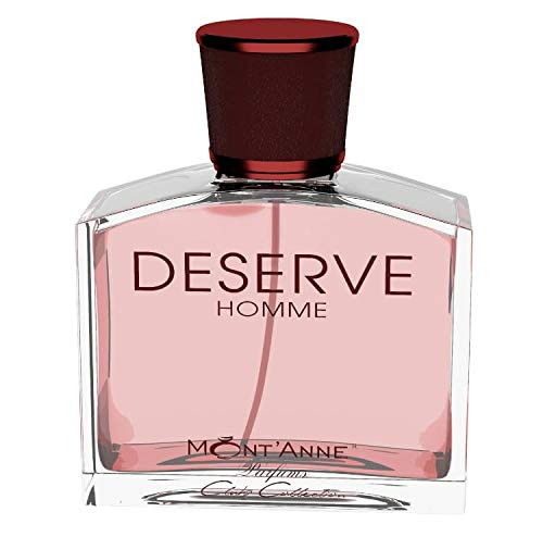 Perfume Masculino Deserve Homme EDP Fragrância Amadeirado Especiado Moderado 100 ml Mont'Anne
