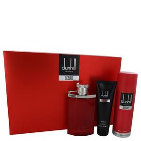Perfume Masculino Desire CX. Presente Alfred Dunhill Eau de Toilette Gel de Banho Body - 100ml-90ml-195ml