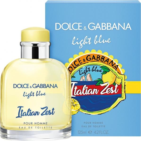 Perfume Masculino Dolce Gabbana Light Blue Italian Zest Pour Homme Eau de Toilette 125ml