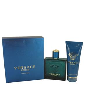 Perfume/Colônia Masc. Versace Eros Versace Cx. Pres. EDT + Gel de Banho - 100 Ml