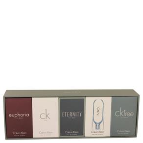 Perfume Masculino Eternity CX. Presente Calvin Klein Deluxe Travel Mini Set Incluso Euphoria, CK One, Eternity, Ck 2 And
