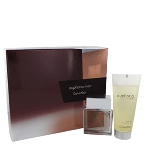 Perfume Masculino Euphoria CX. Presente Calvin Klein Eau de Toilette Gel de Banho - 100ml-50ml