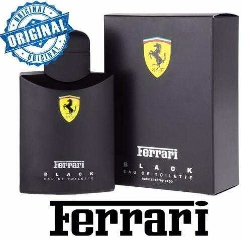 Perfume Masculino Ferrari Black 125ml 100 Original com Selo - Leticia Ap Bonfim