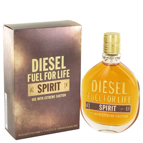Perfume Masculino Fuel For Life Spirit Diesel 75 Ml Eau de Toilette