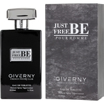 Perfume Masculino Giverny Just Be Free Pour Homme - Edt 100ml