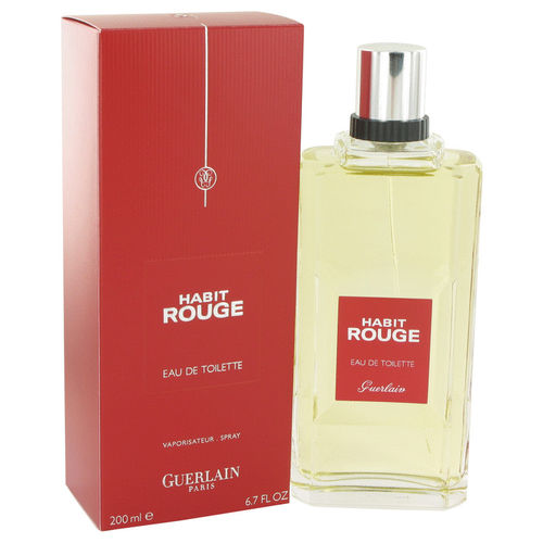 Perfume Masculino Habit Rouge Guerlain 200 Ml Eau de Toilette