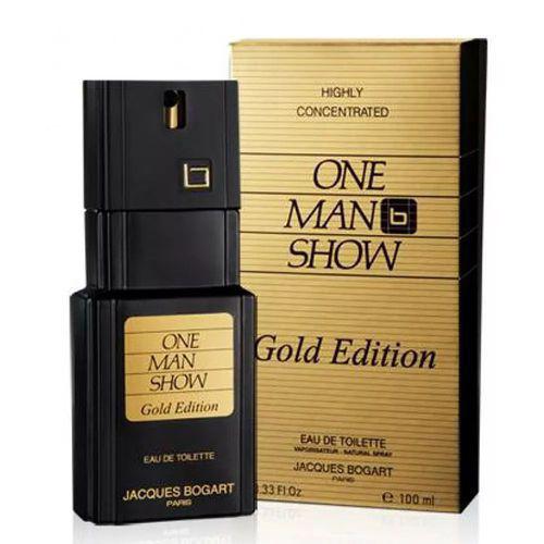 Perfume Masculino Jacques Bogart One Man Show Gold Edition Eau de Toilette 100,l