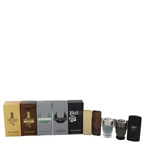 Perfume Masculino Paco Rabanne Black Xs Cx. Presente - Travel Mini Set Incluso 1 Million, 1 Million Prive, Invictus, Inv