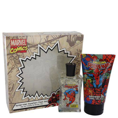 Perfume Masculino Spiderman Cx. Presente Marvel 75 Ml Eau de Toilette + 50 Ml Shampoo Corporal